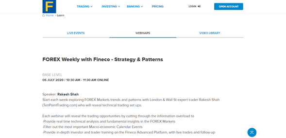 Webinars Fineco Bank Webinars Fineco Bank